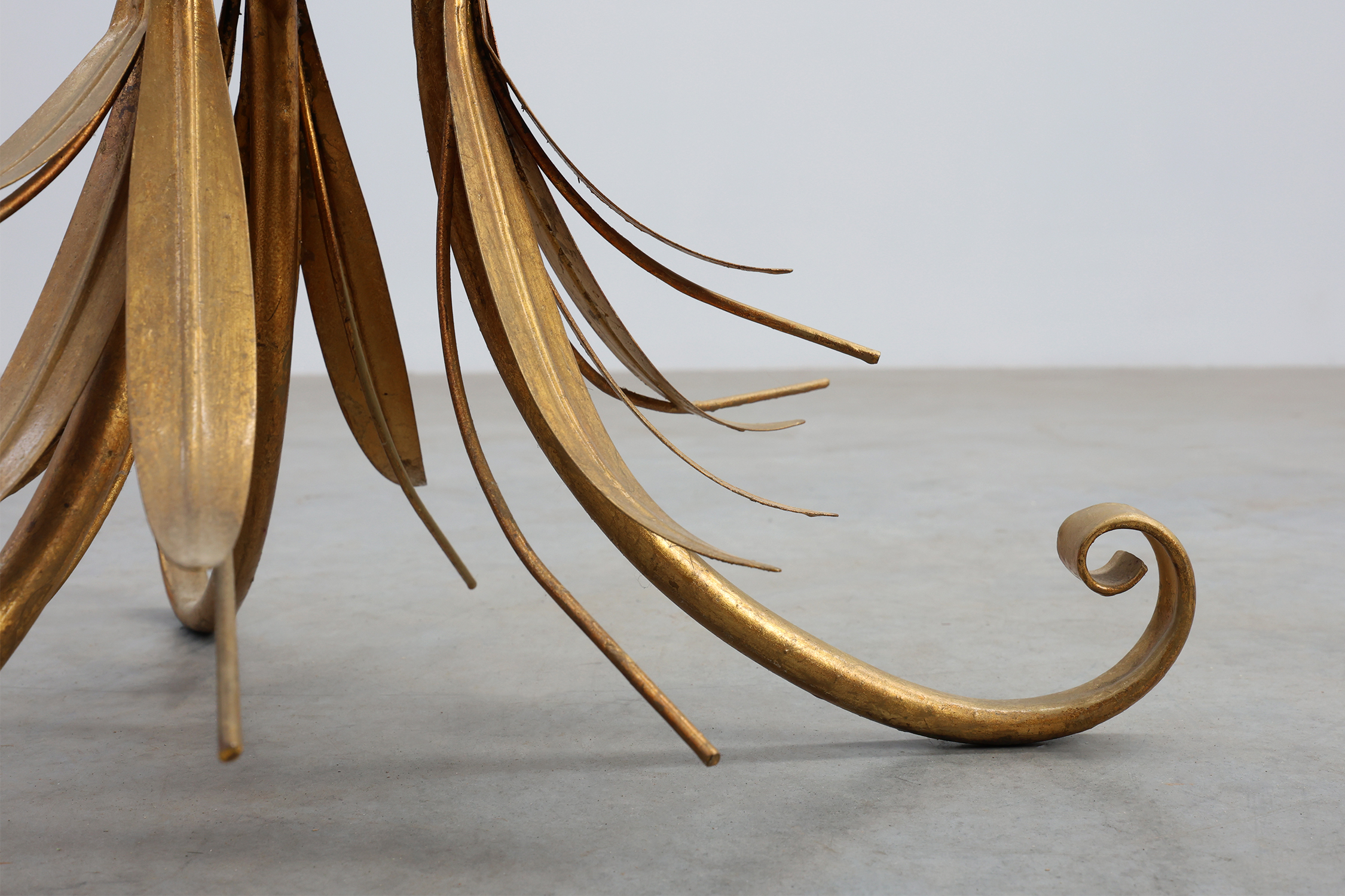 Coco Chanel‑Style &ldquo;Sheaf of Wheat&rdquo; Coffee Table, France 1960thumbnail